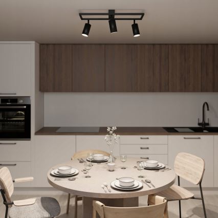 Spotlight 3xGU10/30W/230V black