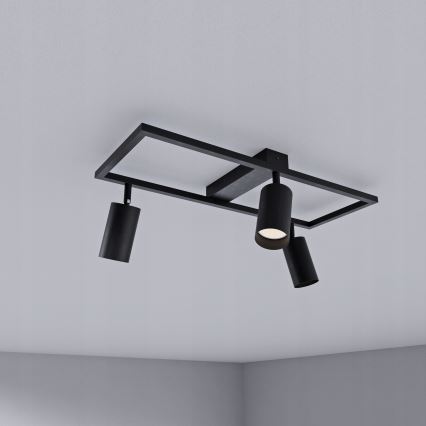 Spotlight 3xGU10/30W/230V black