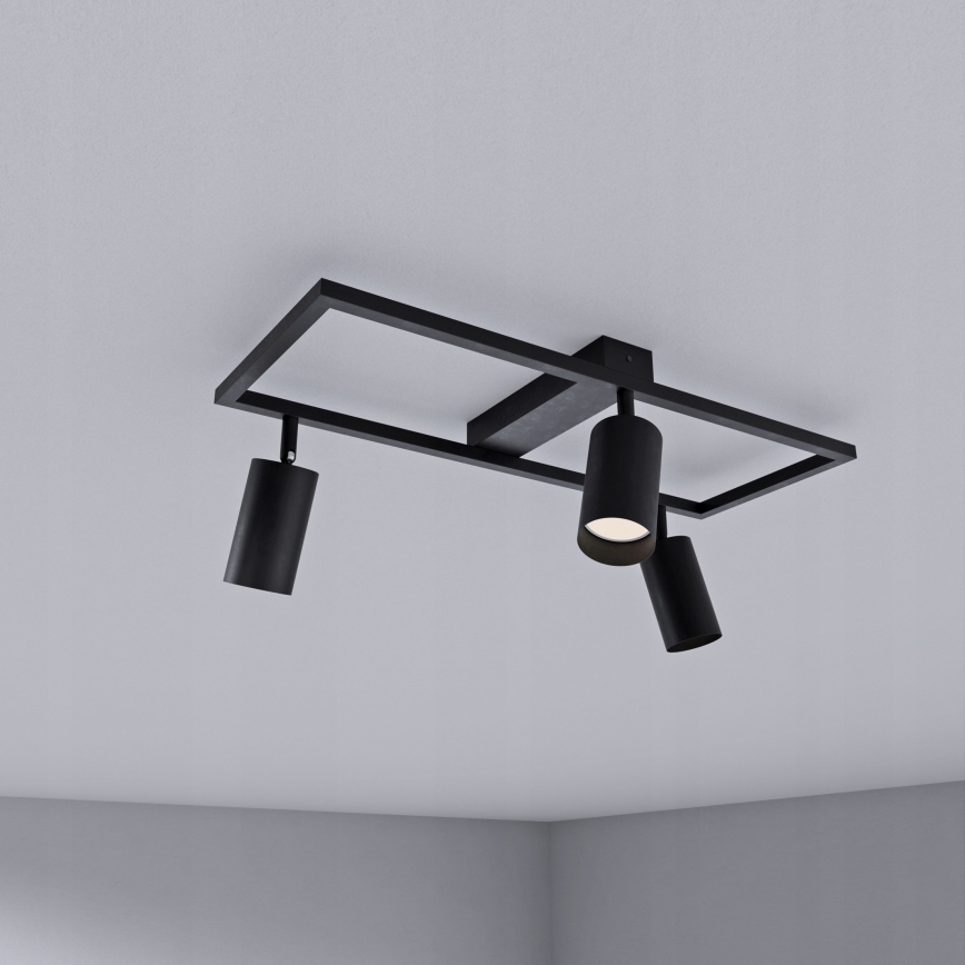 Spotlight 3xGU10/30W/230V black