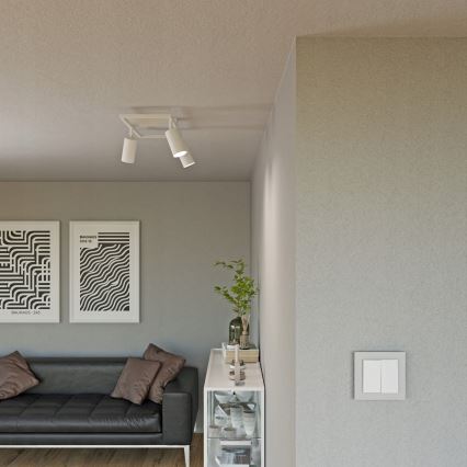 Spotlight 3xGU10/30W/230V white