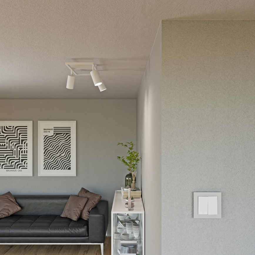 Spotlight 3xGU10/30W/230V white