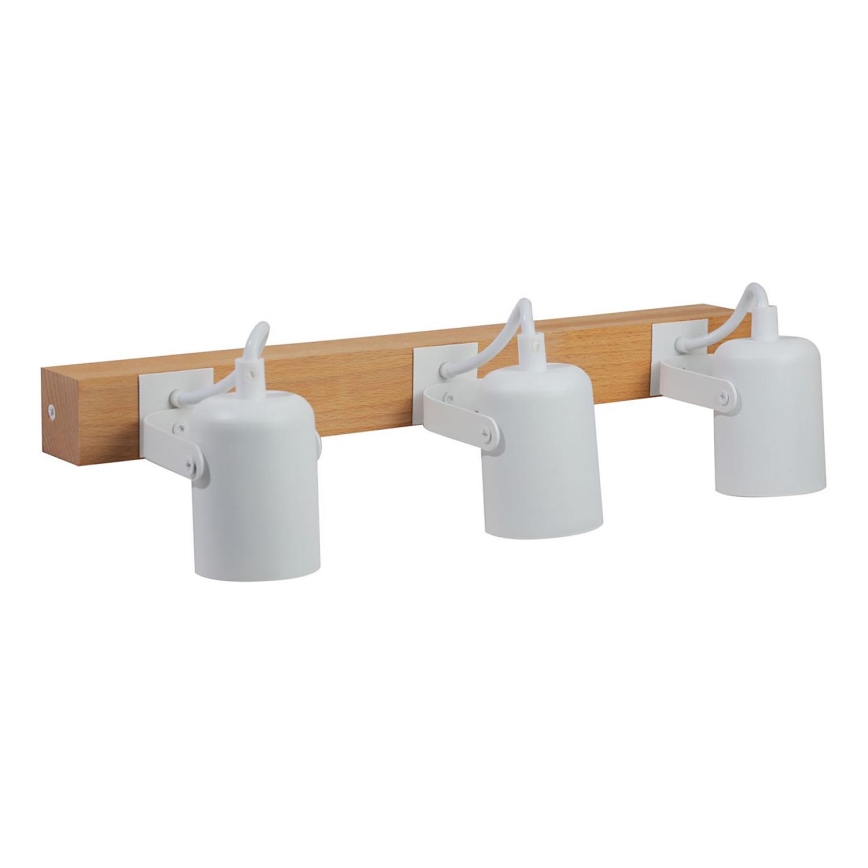 Spotlight 3xGU10/50W/230V beech/white