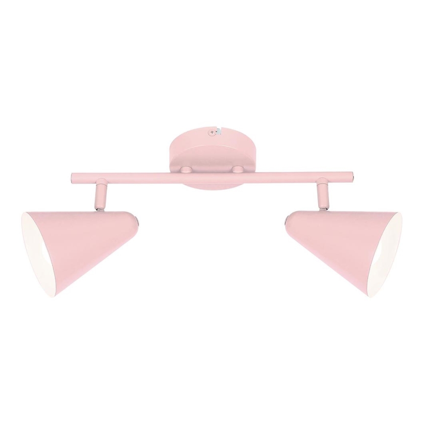 Spotlight AMOR 2xE14/40W/230V pink