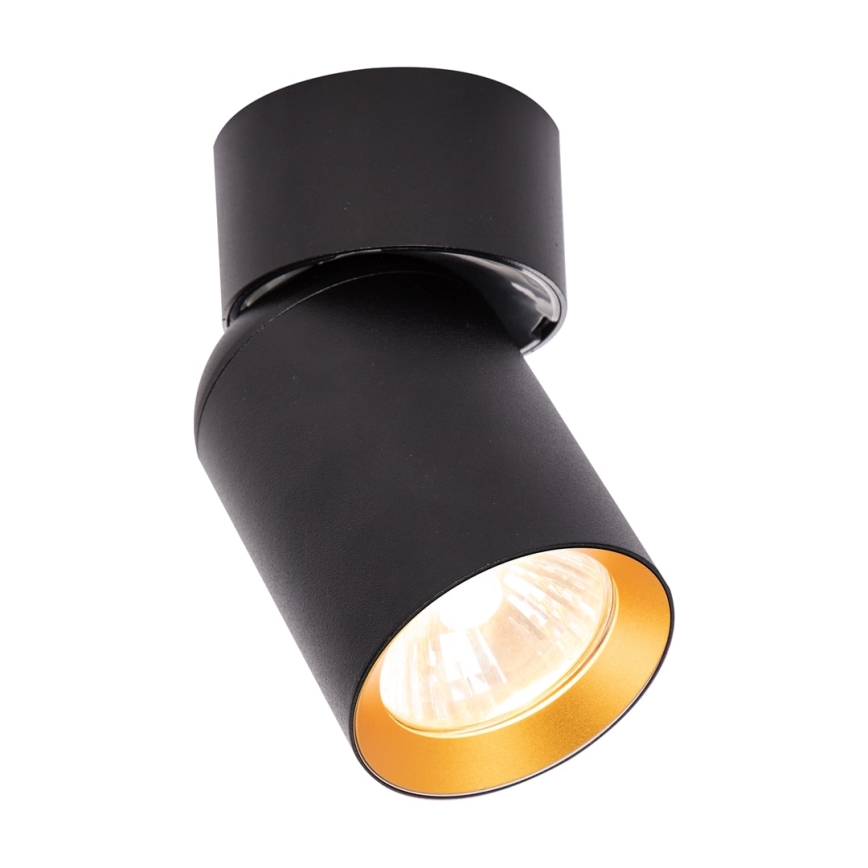 Spotlight ANDY 1xGU10/8W/230V black/gold