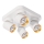 Spotlight ANDY 4xGU10/8W/230V white/gold