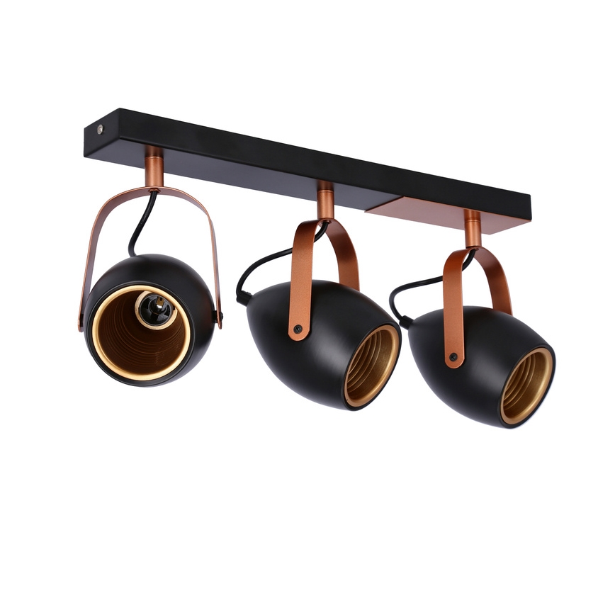 Spotlight ANICA 3xE14/40W/230V black/copper
