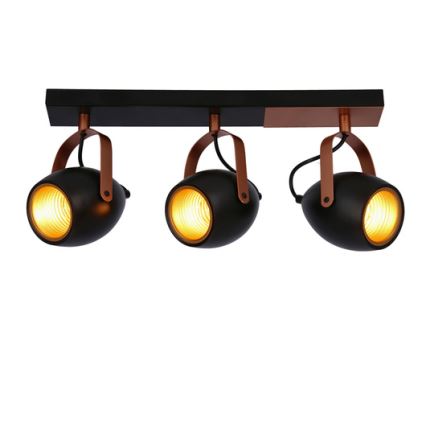 Spotlight ANICA 3xE14/40W/230V black/copper
