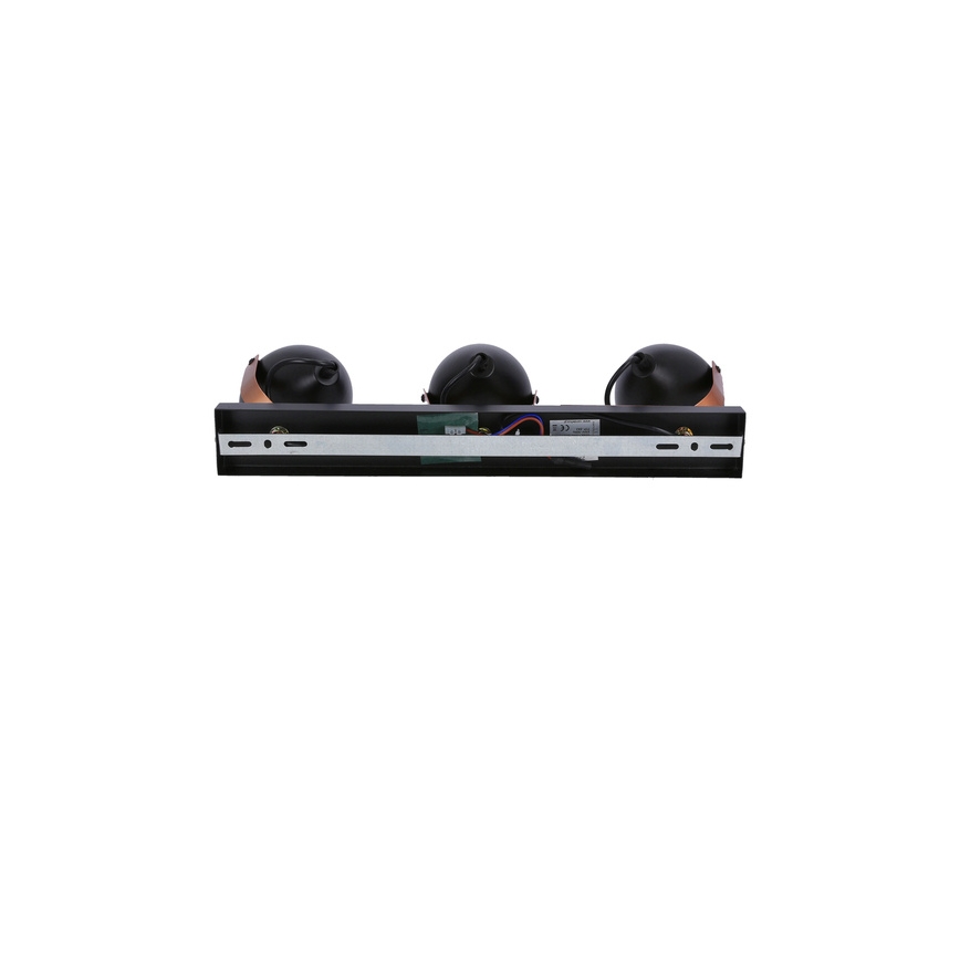 Spotlight ANICA 3xE14/40W/230V black/copper