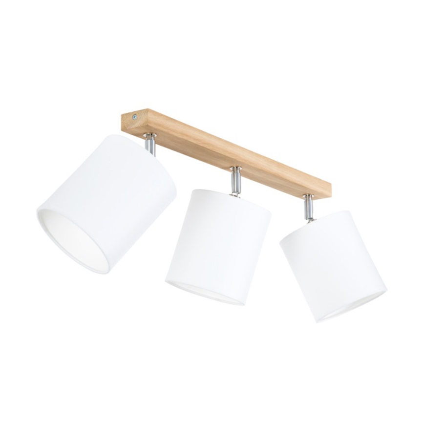 Spotlight APRILLIA 3xE27/25W/230V oak white