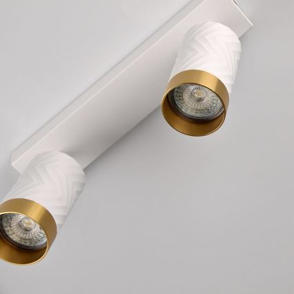 Spotlight ARRAS 2xGU10/10W/230V white