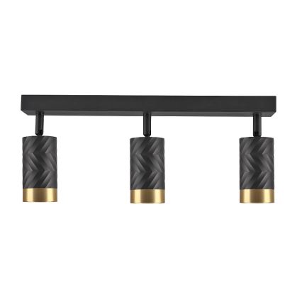 Spotlight ARRAS 3xGU10/10W/230V black