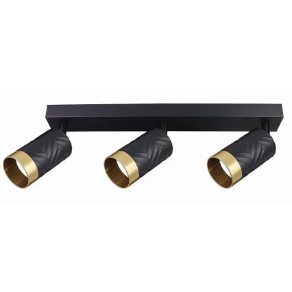 Spotlight ARRAS 3xGU10/10W/230V black