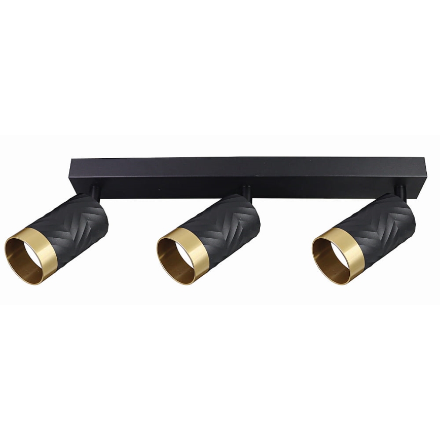Spotlight ARRAS 3xGU10/10W/230V black
