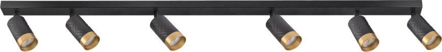 Spotlight ARRAS 6xGU10/10W/230V black