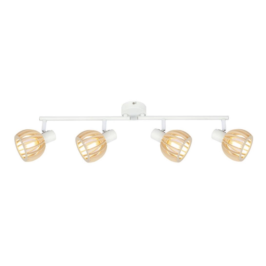 Spotlight ATARRI 4xE14/25W/230V white/beige