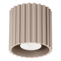 Spotlight AURA 1xGU10/10W/230V 10 cm taupe