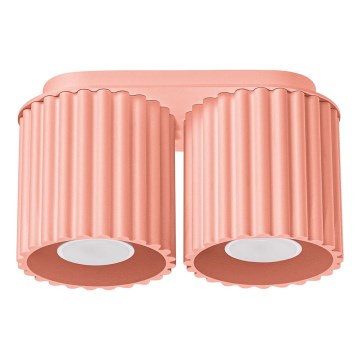 Spotlight AURA 2xGU10/10W/230V pink