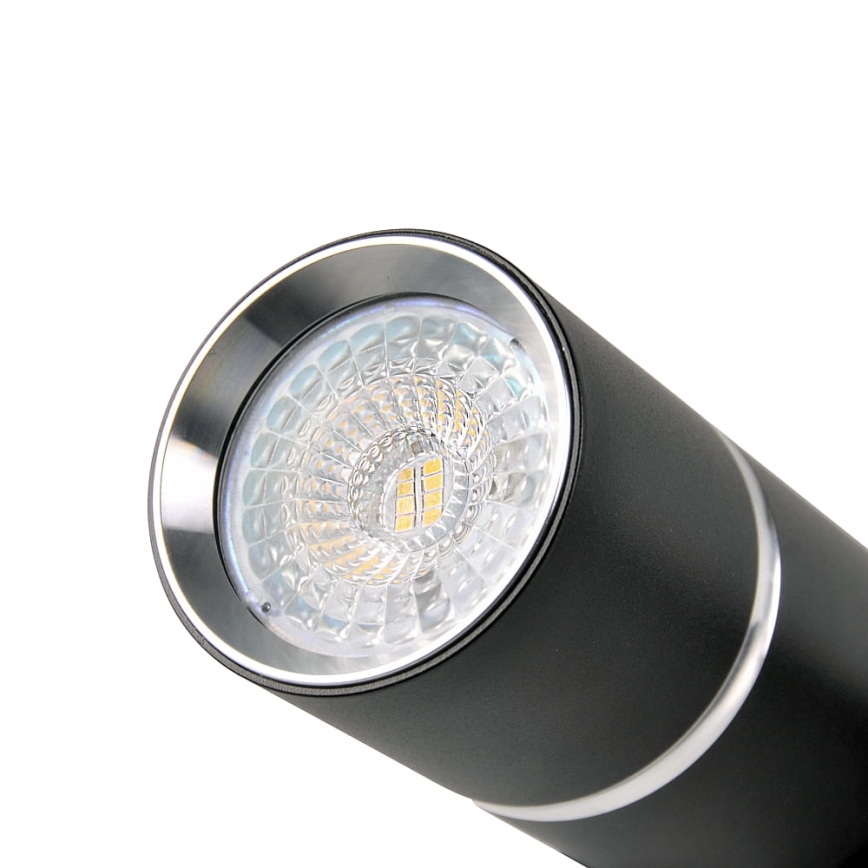 Spotlight BAMBOO 2xGU10/10W/230V black