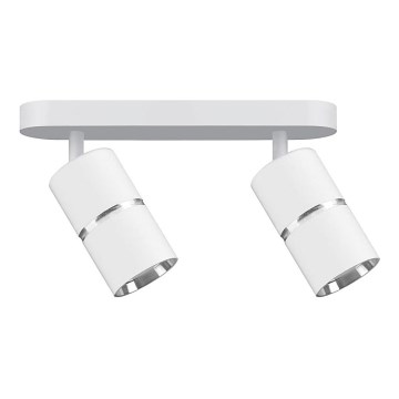 Spotlight BAMBOO 2xGU10/10W/230V white