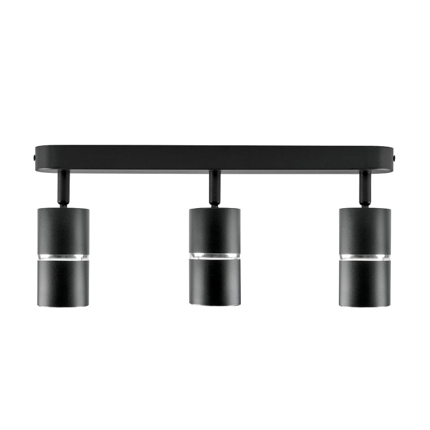 Spotlight BAMBOO 3xGU10/10W/230V black