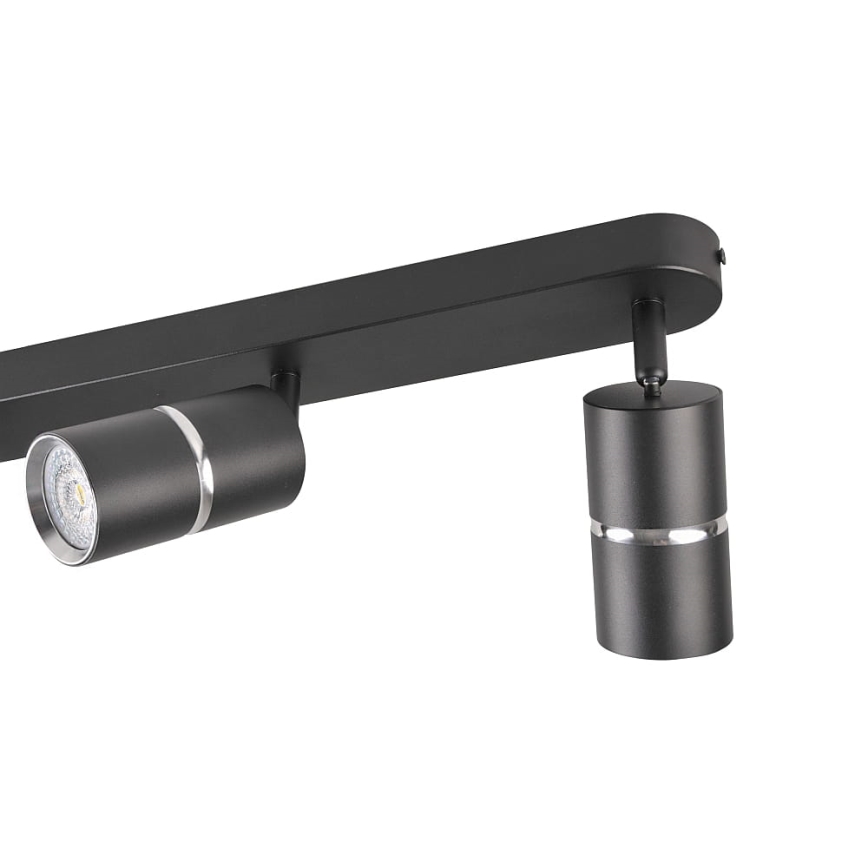 Spotlight BAMBOO 3xGU10/10W/230V black