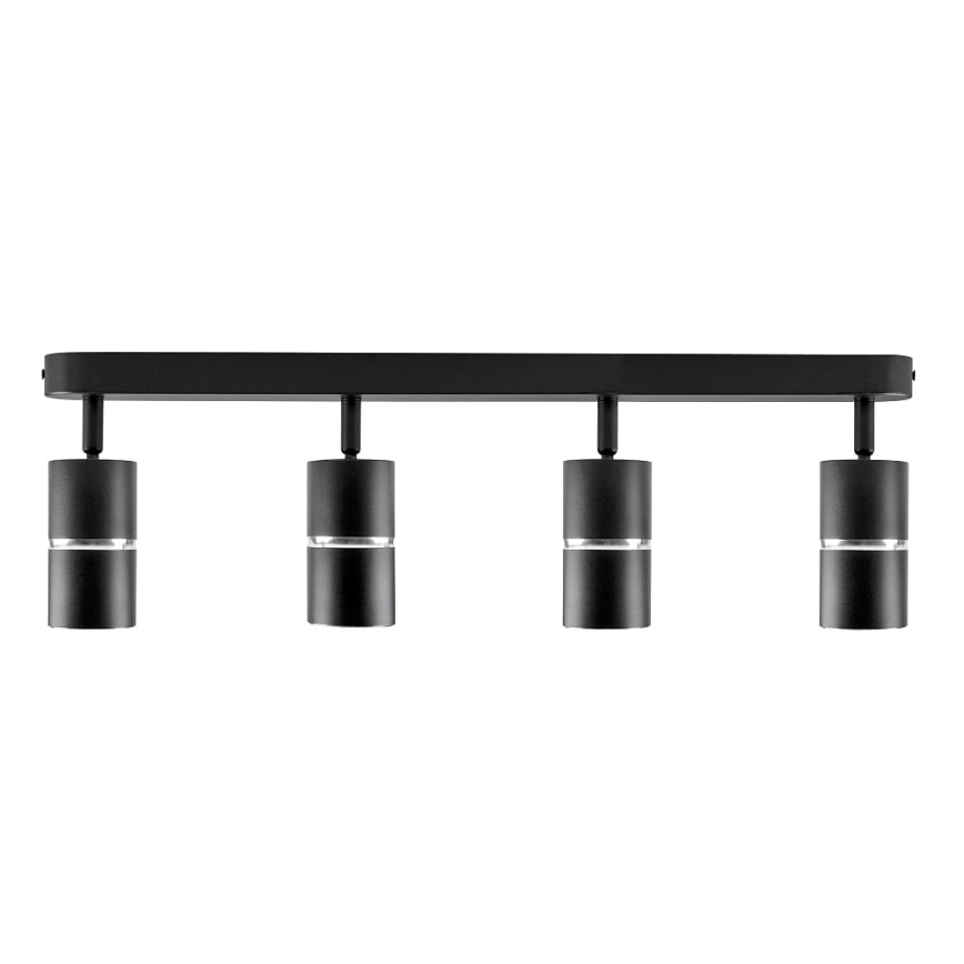 Spotlight BAMBOO 4xGU10/10W/230V black