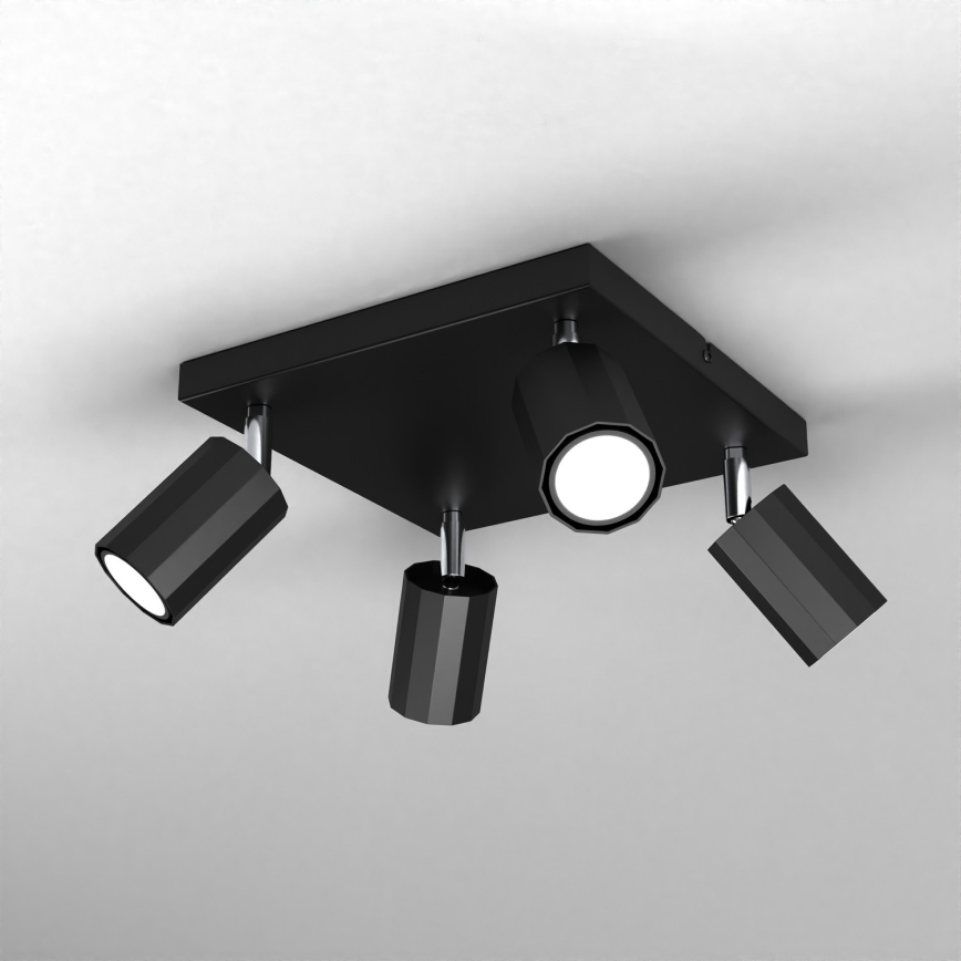 Spotlight BELLO 4xGU10/8W/230V black