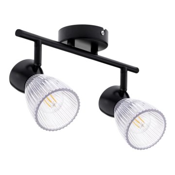 Spotlight BEST 2xE14/40W/230V black