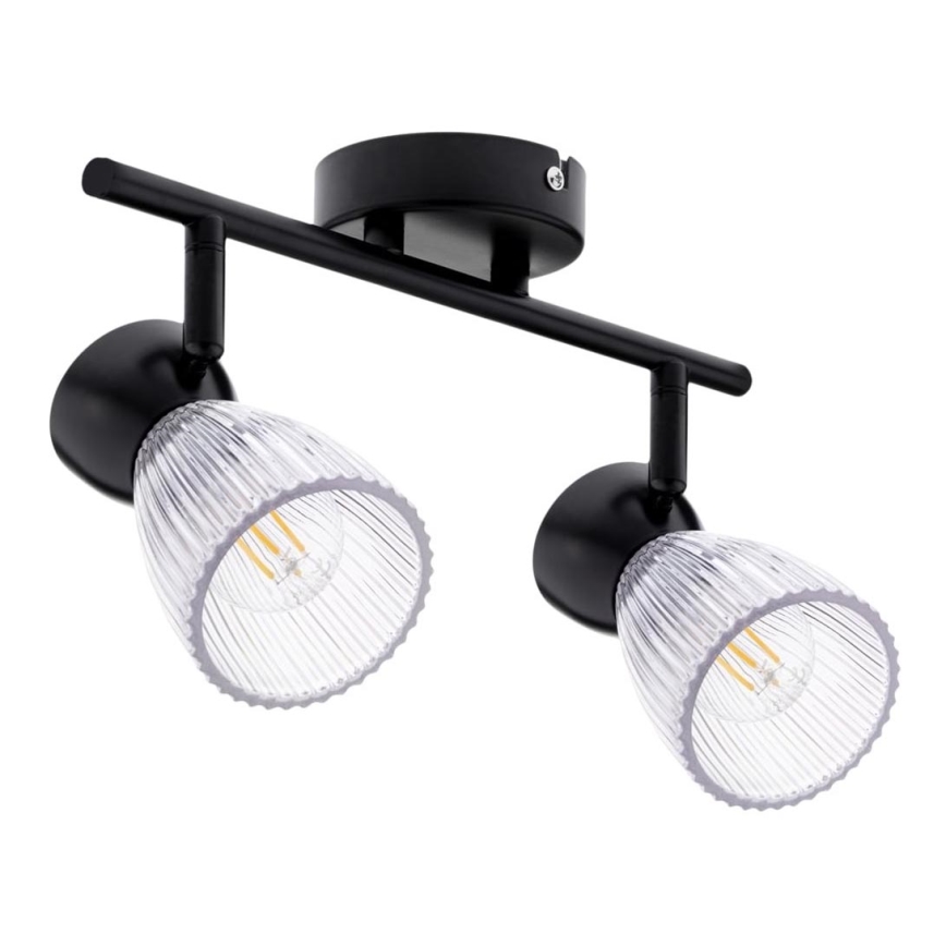 Spotlight BEST 2xE14/40W/230V black