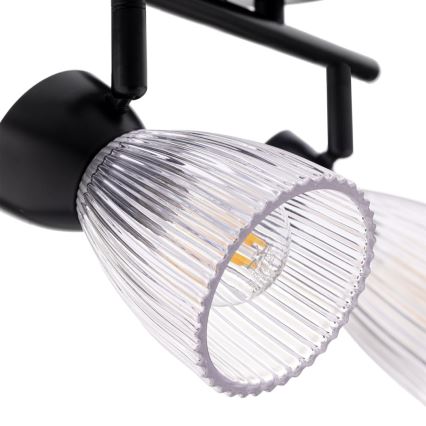 Spotlight BEST 2xE14/40W/230V black