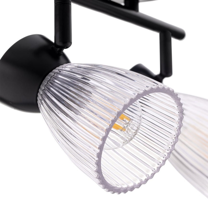 Spotlight BEST 2xE14/40W/230V black
