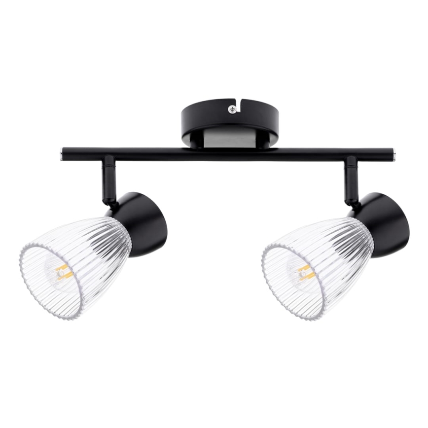 Spotlight BEST 2xE14/40W/230V black