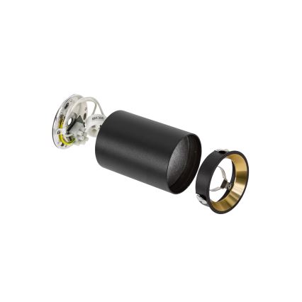 Spotlight CHLOE 1xGU10/35W/230V round black/gold
