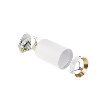 Spotlight CHLOE 1xGU10/35W/230V round white/gold