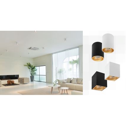 Spotlight CHLOE 1xGU10/50W/230V angular white