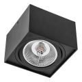 Spotlight CHLOE AR111 1xGU10/50W/230V angular black