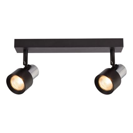 Spotlight CINO 2xGU10/8W/230V black