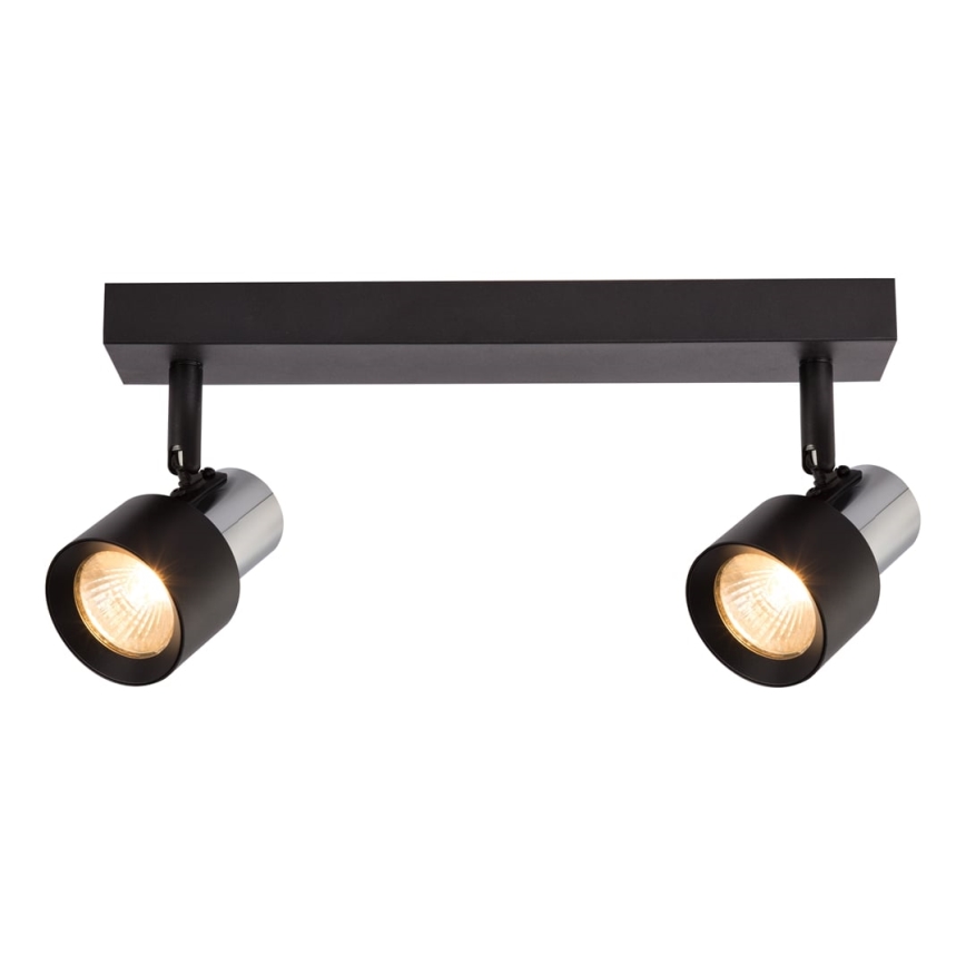 Spotlight CINO 2xGU10/8W/230V black