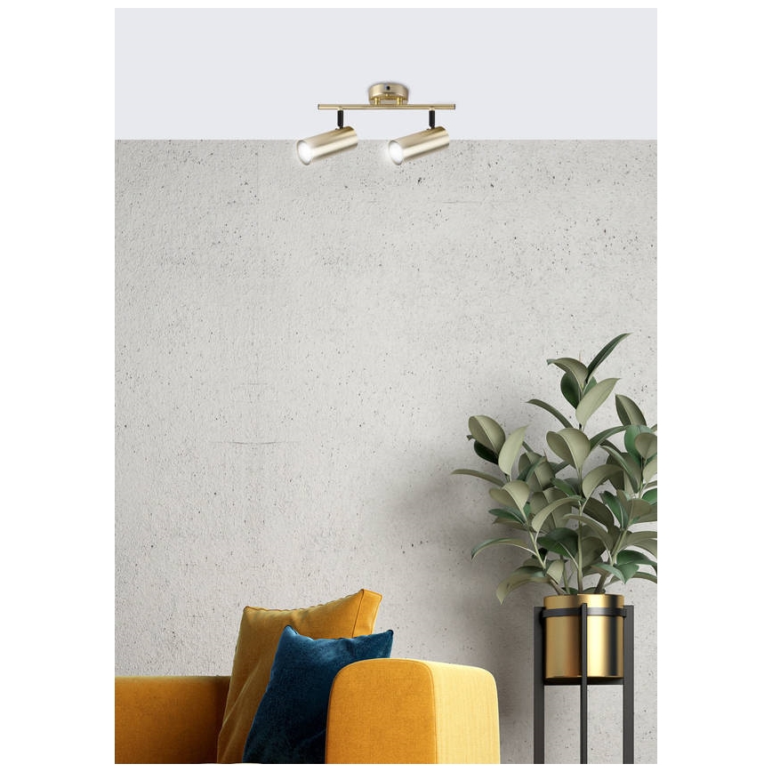 Spotlight COLLY 2xGU10/15W/230V gold