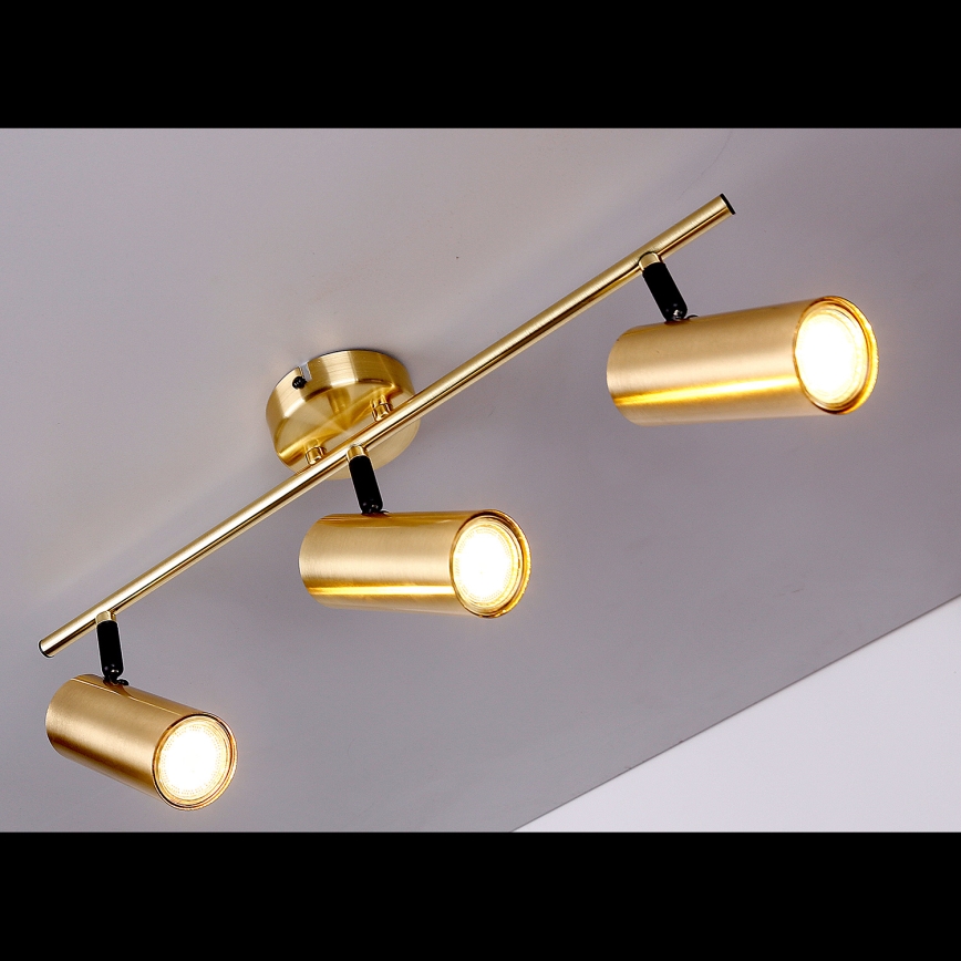Spotlight COLLY 3xGU10/15W/230V gold