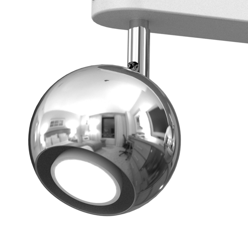 Spotlight COMET 3xGU10/8W/230V white/shiny chrome