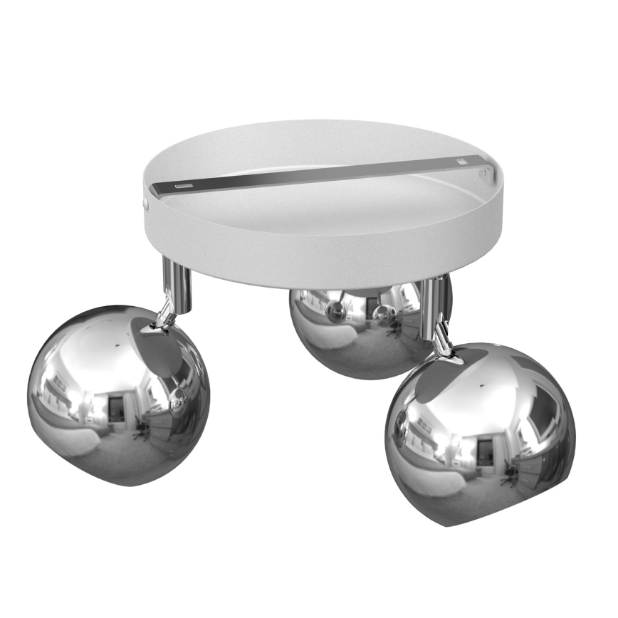 Spotlight COMET 3xGU10/8W/230V white/shiny chrome