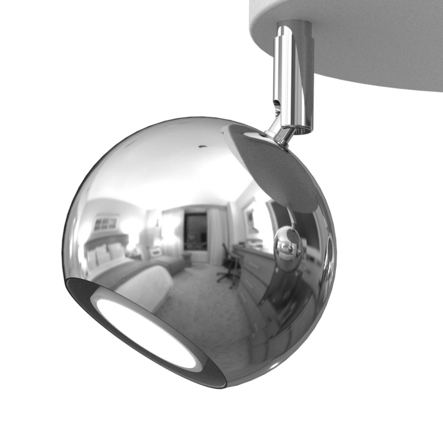 Spotlight COMET 3xGU10/8W/230V white/shiny chrome