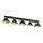 Spotlight DEMET 5xE27/60W/230V black/gold