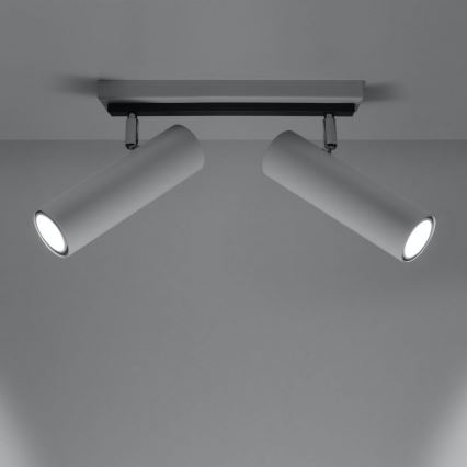 Spotlight DIREZIONE 2xGU10/40W/230V white