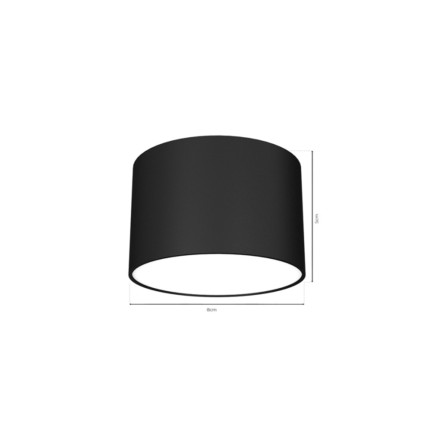 Spotlight DIXIE 1xGX53/11W/230V black