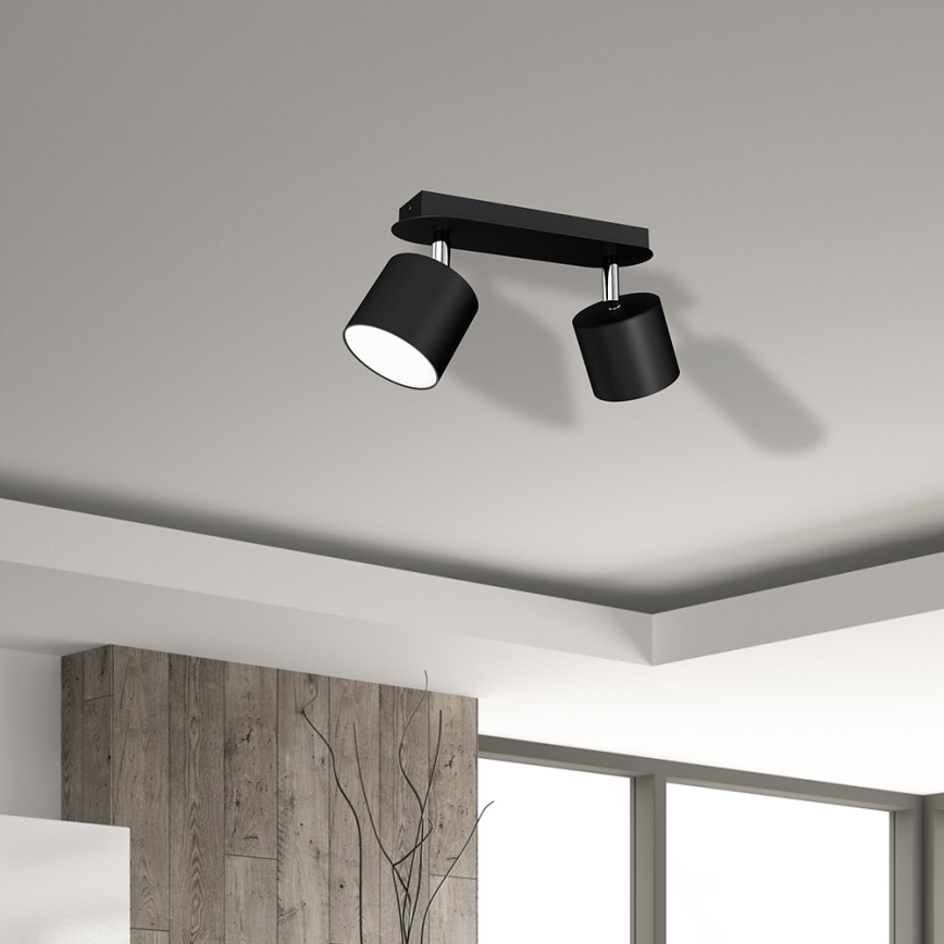 Spotlight DIXIE 2xGX53/11W/230V black