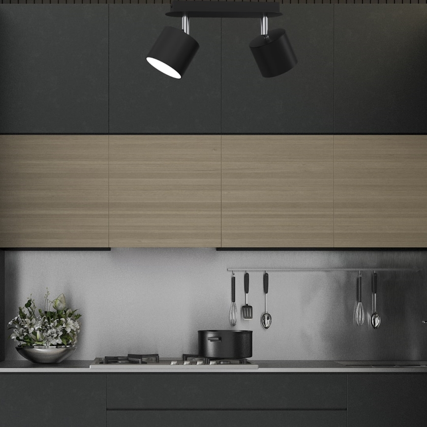 Spotlight DIXIE 2xGX53/11W/230V black