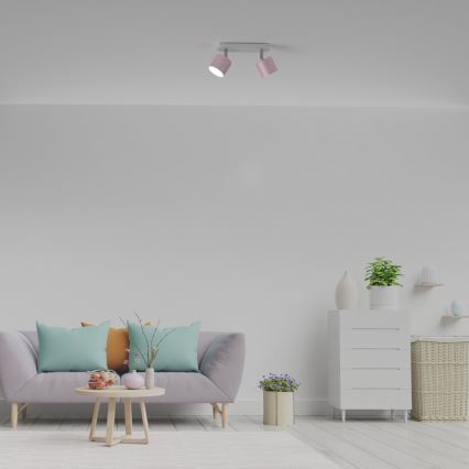 Spotlight DIXIE 2xGX53/11W/230V pink