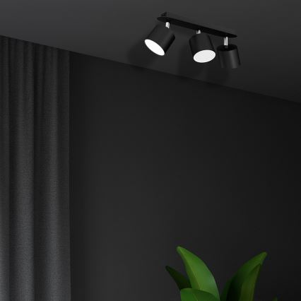 Spotlight DIXIE 3xGX53/11W/230V black